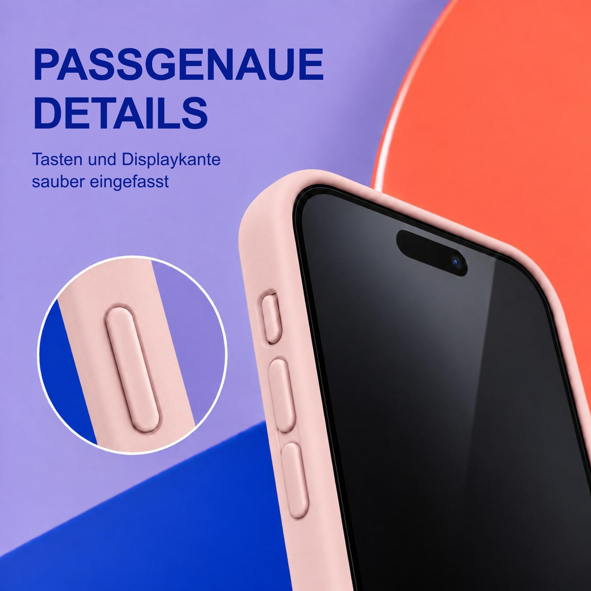 iPhone 12 Pro Max - Silikon Hülle Soft-Touch Altrosa