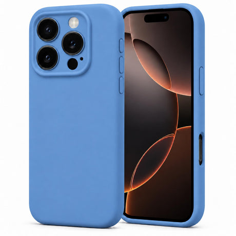 iPhone 12 Pro Max - Silikon Hülle Soft-Touch Marineblau