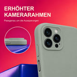 iPhone 12 Pro Max - Silikon Hülle Soft-Touch Salbei