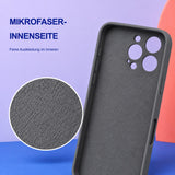 iPhone 13 Pro - Silikon Hülle Soft-Touch Anthrazit