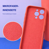 iPhone 13 Pro Max - Silikon Hülle Soft-Touch Rot