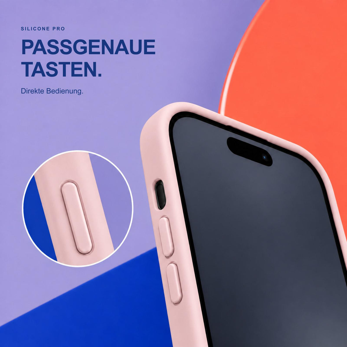 iPhone 14 - Silikon Hülle Soft-Touch Altrosa