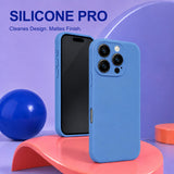 iPhone 14 Pro - Silikon Hülle Soft-Touch Marineblau