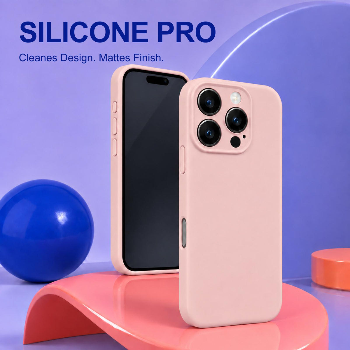 iPhone 14 Pro Max - Silikon Hülle Soft-Touch Altrosa