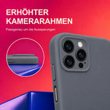 iPhone 14 Pro Max - Silikon Hülle Soft-Touch Anthrazit