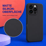 iPhone 14 Pro - Silikon Hülle Soft-Touch Schwarz