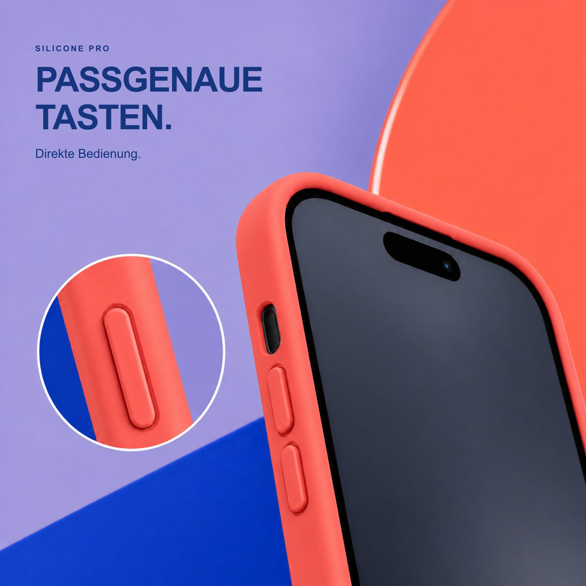 iPhone 14 - Silikon Hülle Soft-Touch Rot