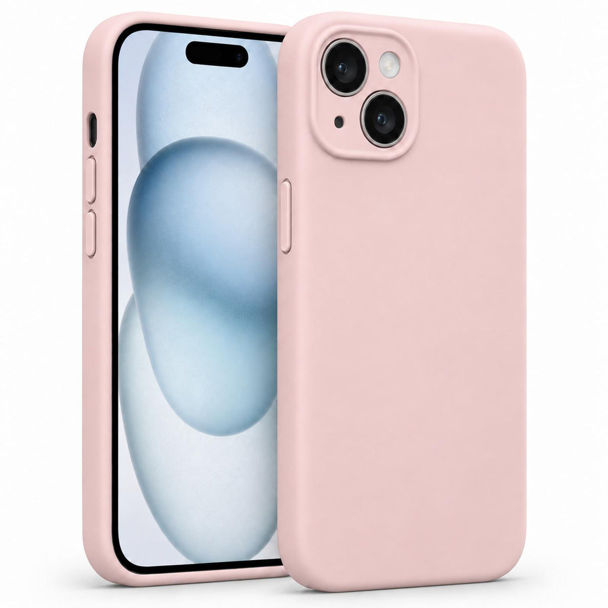 iPhone 15 - Silikon Hülle Soft-Touch Altrosa