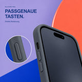 iPhone 15 - Silikon Hülle Soft-Touch Anthrazit