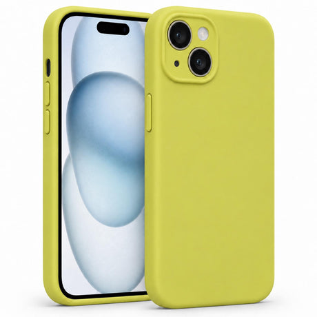 iPhone 15 - Silikon Hülle Soft-Touch Lindgrün
