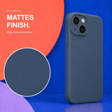 iPhone 15 - Silikon Hülle Soft-Touch Mitternachtsblau