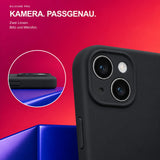 iPhone 15 - Silikon Hülle Soft-Touch Schwarz
