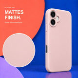 iPhone 16 - Silikon Hülle Soft-Touch Altrosa