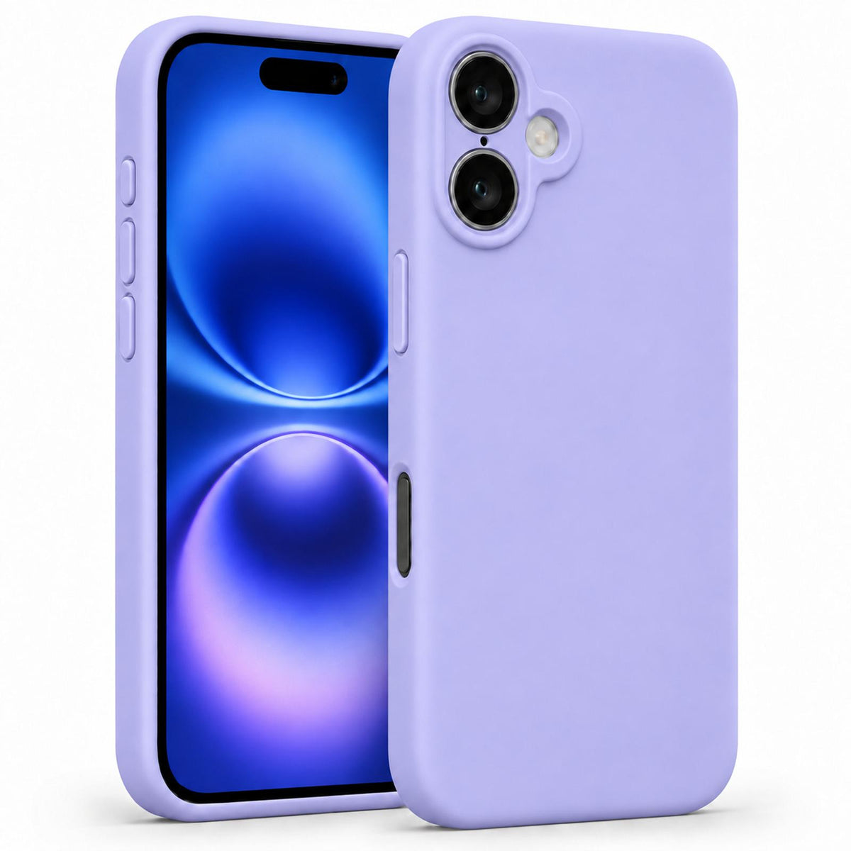 iPhone 16 - Silikon Hülle Soft-Touch Lavendel