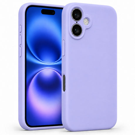 iPhone 16 - Silikon Hülle Soft-Touch Lavendel