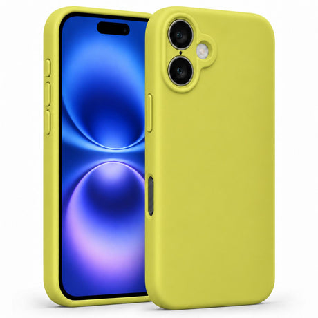 iPhone 16 - Silikon Hülle Soft-Touch Lindgrün