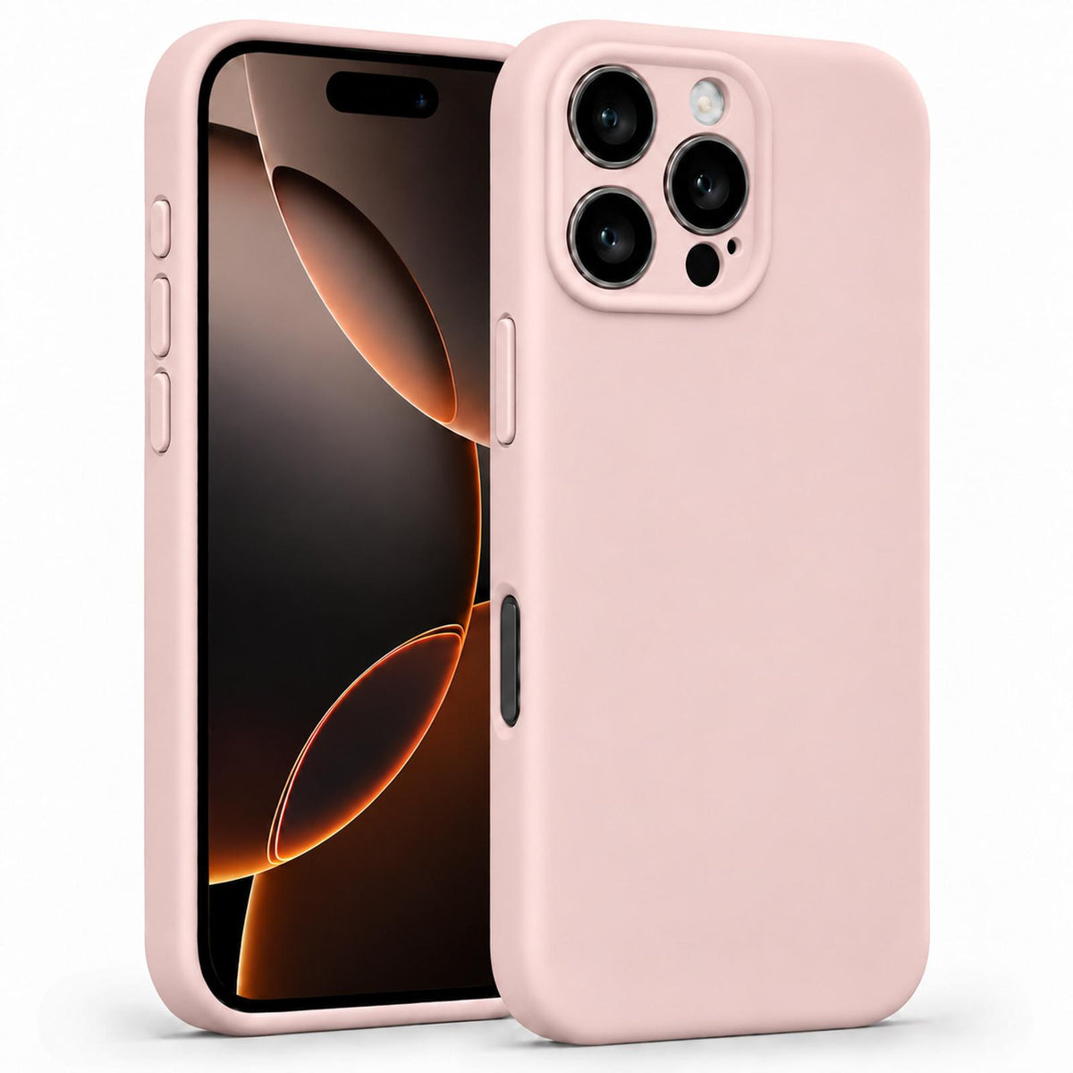 iPhone 16 Pro Max - Silikon Hülle Soft-Touch Altrosa