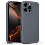 iPhone 16 Pro - Silikon Hülle Soft-Touch Anthrazit
