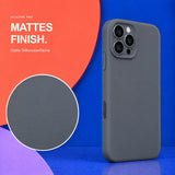 iPhone 16 Pro Max - Silikon Hülle Soft-Touch Anthrazit