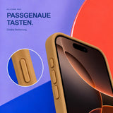 iPhone 16 Pro Max - Silikon Hülle Soft-Touch Khaki / Sand