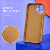 iPhone 16 Pro Max - Silikon Hülle Soft-Touch Khaki / Sand