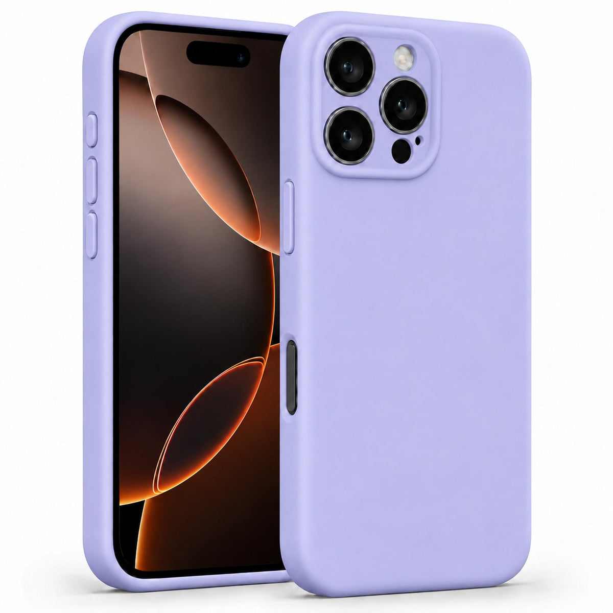 iPhone 16 Pro Max - Silikon Hülle Soft-Touch Lavendel
