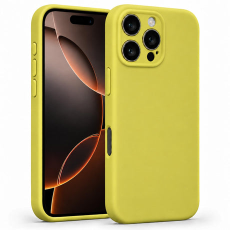 iPhone 16 Pro Max - Silikon Hülle Soft-Touch Lindgrün