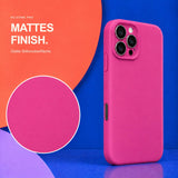 iPhone 16 Pro Max - Silikon Hülle Soft-Touch Magenta
