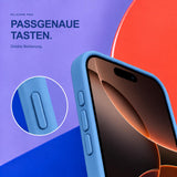 iPhone 16 Pro - Silikon Hülle Soft-Touch Marineblau