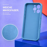 iPhone 16 Pro - Silikon Hülle Soft-Touch Marineblau