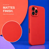 iPhone 16 Pro - Silikon Hülle Soft-Touch Rot
