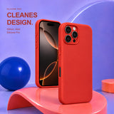 iPhone 16 Pro Max - Silikon Hülle Soft-Touch Rot