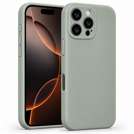 iPhone 16 Pro - Silikon Hülle Soft-Touch Salbei