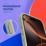 iPhone 16 Pro Max - Silikon Hülle Soft-Touch Salbei