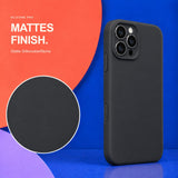 iPhone 16 Pro Max - Silikon Hülle Soft-Touch Schwarz