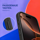iPhone 16 Pro - Silikon Hülle Soft-Touch Schwarz