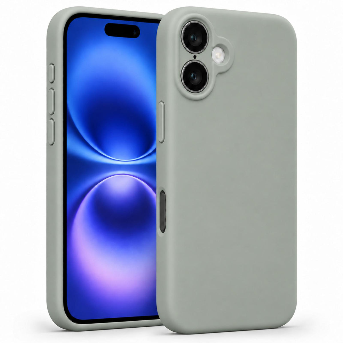 iPhone 16 - Silikon Hülle Soft-Touch Salbei