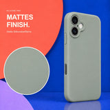 iPhone 16 - Silikon Hülle Soft-Touch Salbei