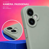 iPhone 16 - Silikon Hülle Soft-Touch Salbei