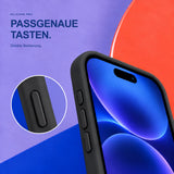 iPhone 16 - Silikon Hülle Soft-Touch Schwarz