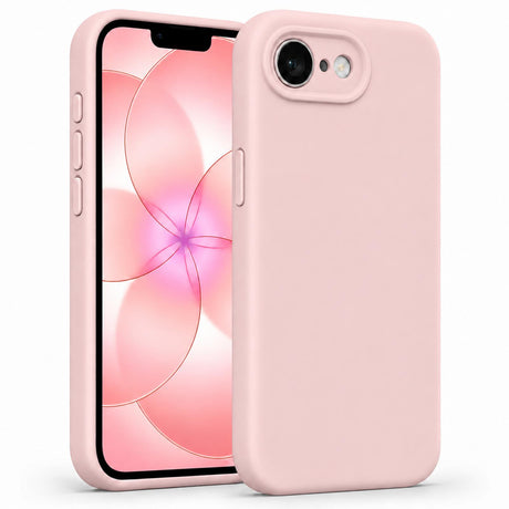 iPhone 16e / 17e - Silikon Hülle Soft-Touch Altrosa