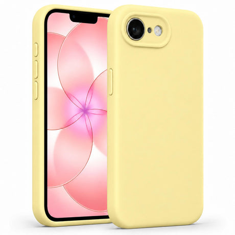 iPhone 16e / 17e - Silikon Hülle Soft-Touch Buttercreme