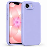 iPhone 16e / 17e - Silikon Hülle Soft-Touch Lavendel