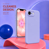 iPhone 16e / 17e - Silikon Hülle Soft-Touch Lavendel