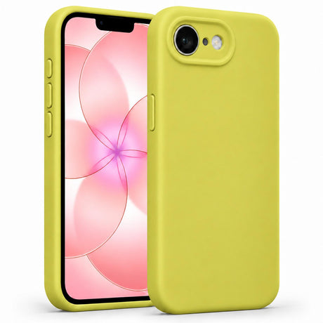 iPhone 16e / 17e - Silikon Hülle Soft-Touch Lindgrün