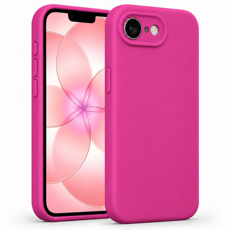 iPhone 16e / 17e - Silikon Hülle Soft-Touch Magenta