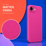 iPhone 16e / 17e - Silikon Hülle Soft-Touch Magenta