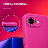 iPhone 16e / 17e - Silikon Hülle Soft-Touch Magenta