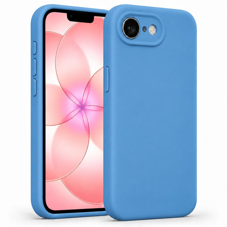 iPhone 16e / 17e - Silikon Hülle Soft-Touch Marineblau