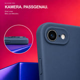 iPhone 16e / 17e - Silikon Hülle Soft-Touch Mitternachtsblau